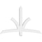 Ekena Millwork Davenport Architectural Grade PVC Gable Bracket, 60"W x 40"H x 4"D x 4"F, 16/12 Pitch GBP060X40X0404DAV00 - alternate 4